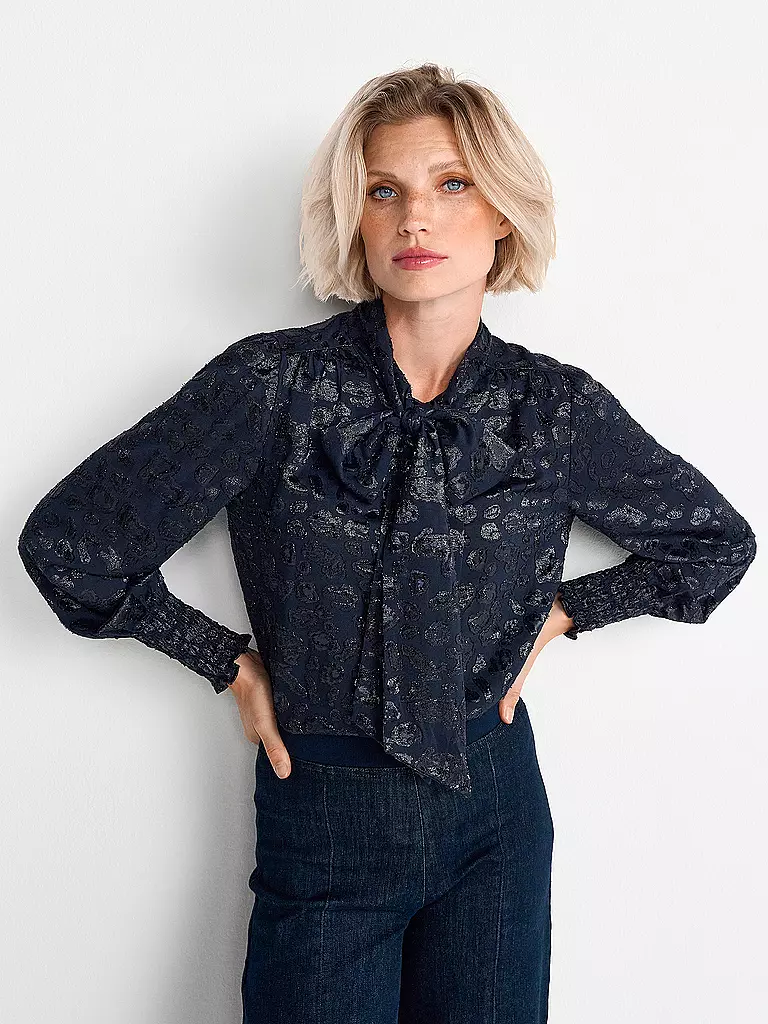 RICH & ROYAL Bluse dunkelblau