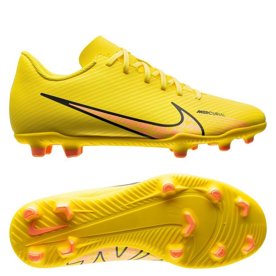 Nike Mercurial Vapor 15 Club MG Lucent - Jaune/Crépuscule Enfant