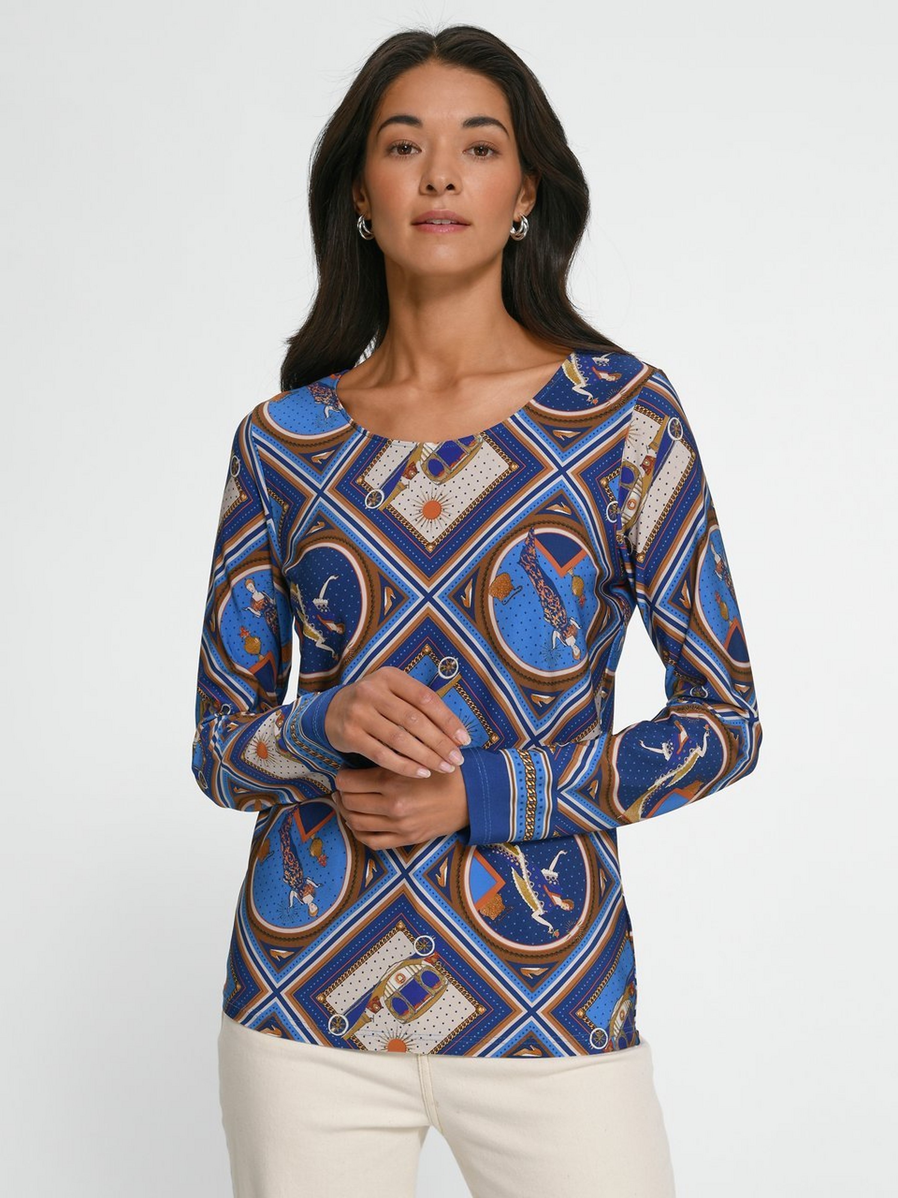 Rundhals-Shirt