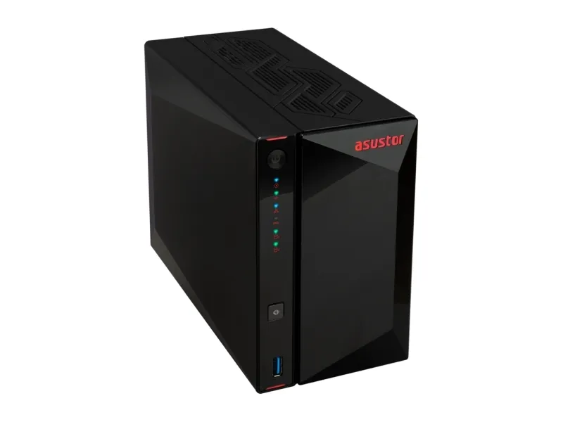 ASUSTOR Nimbustor 2 Gen 2 AS5402T - NAS-server - SATA 6Gb/s - RAID RAID 0, 1, 5, 6, 10, JBOD - RAM 4 GB - 2.5 Gigabit Ethernet - iSCSI support