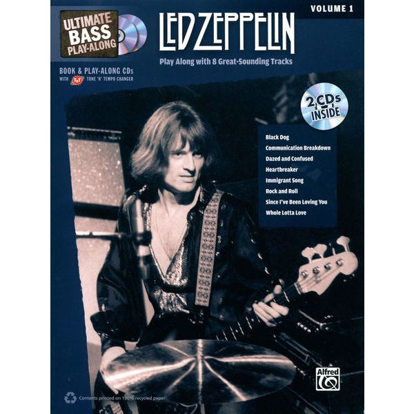 Alfred Music Publishing Led Zeppelin Bass Play-Along 1