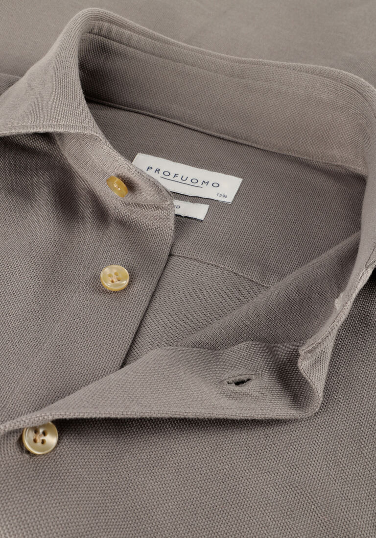 PROFUOMO groene profuomo casual overhemd shirt x-cutaway sc sf