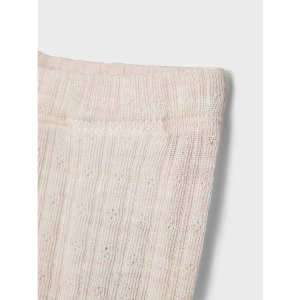 Køb Name It Lilac Ash Wossa Uld/Silke Rib Leggings