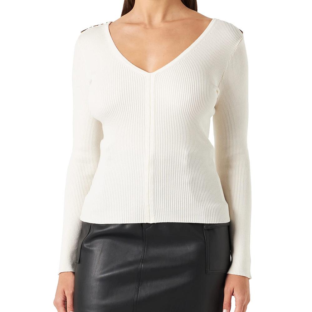 Morgan Pull Écru Femme Morgan Mjun