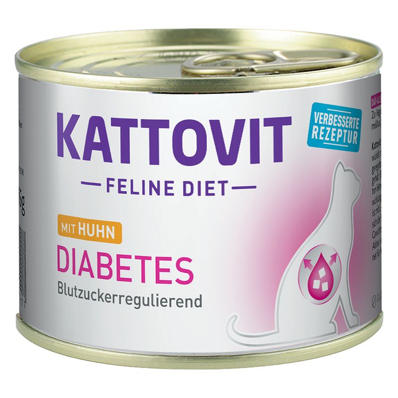 Kattovit Diabète 24 x 185 g