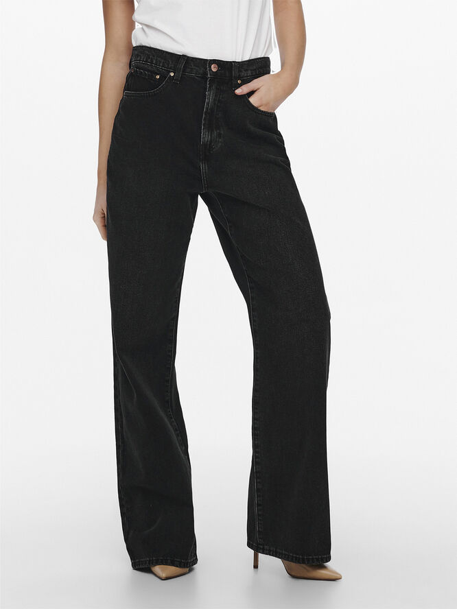 ONLY ONLHOPE EX HW WIDE DNM REA129 NOOS Black denim
