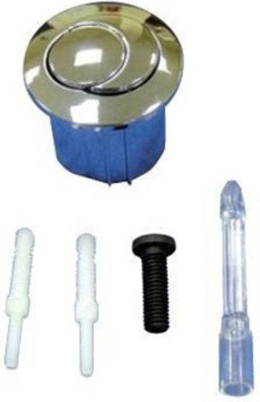 Jika - H8913630000001 - Drukknop - Chroom - Kunststof