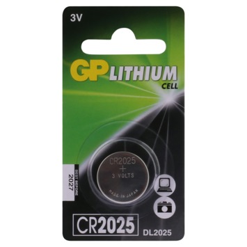 GP Lithium batterij 3V CR2025
