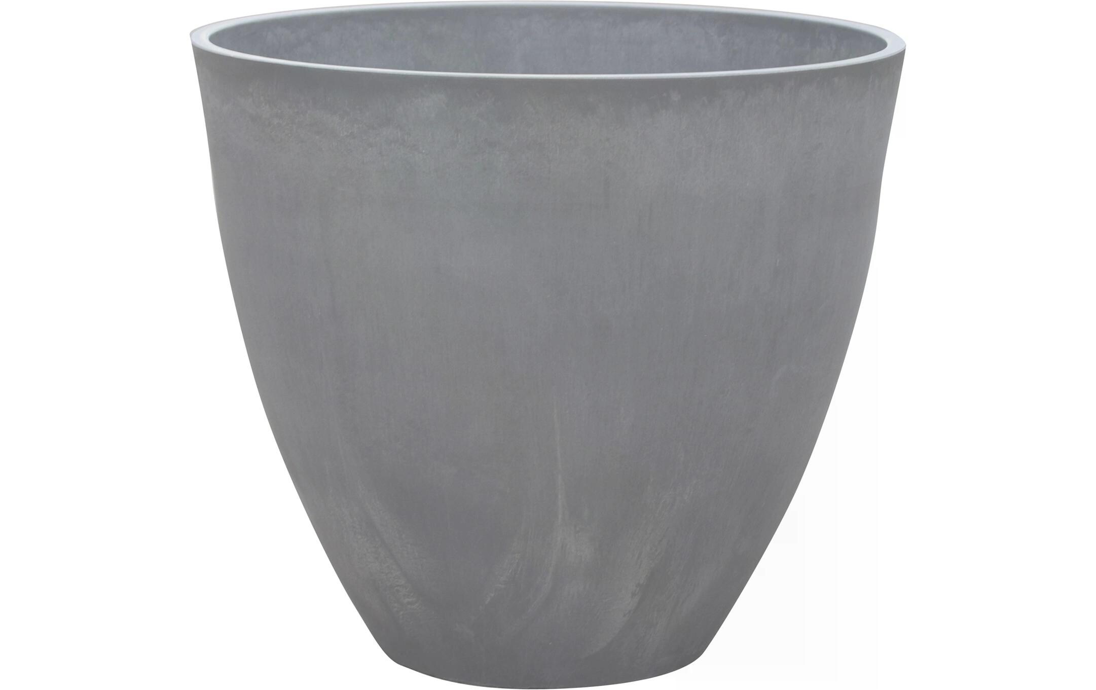 Blumentopf Woodstone Ø 35 cm x 29 cm HellgrauPflanzentopf