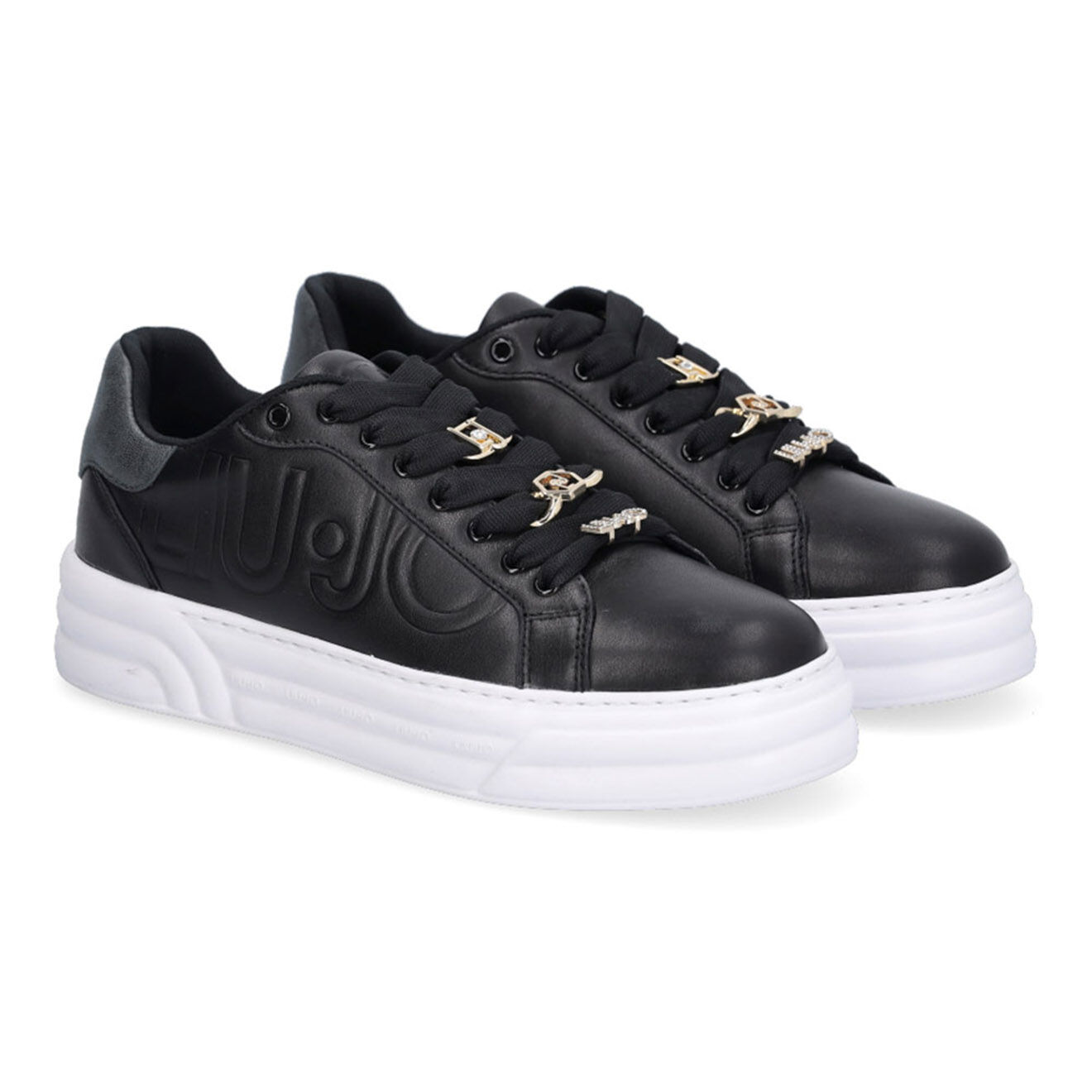 Liu-Jo Sneakers en Cuir Marina noires