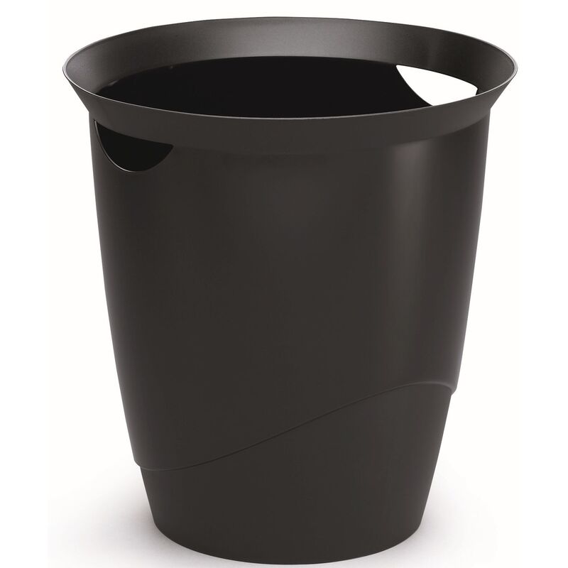 Durable Papierkorb Trend, 16 l, schwarz