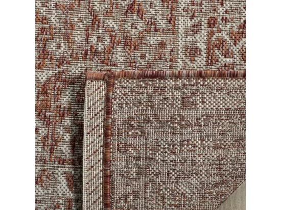 Tapis Light Beige & Terracotta 79 X 152 cm - Amira