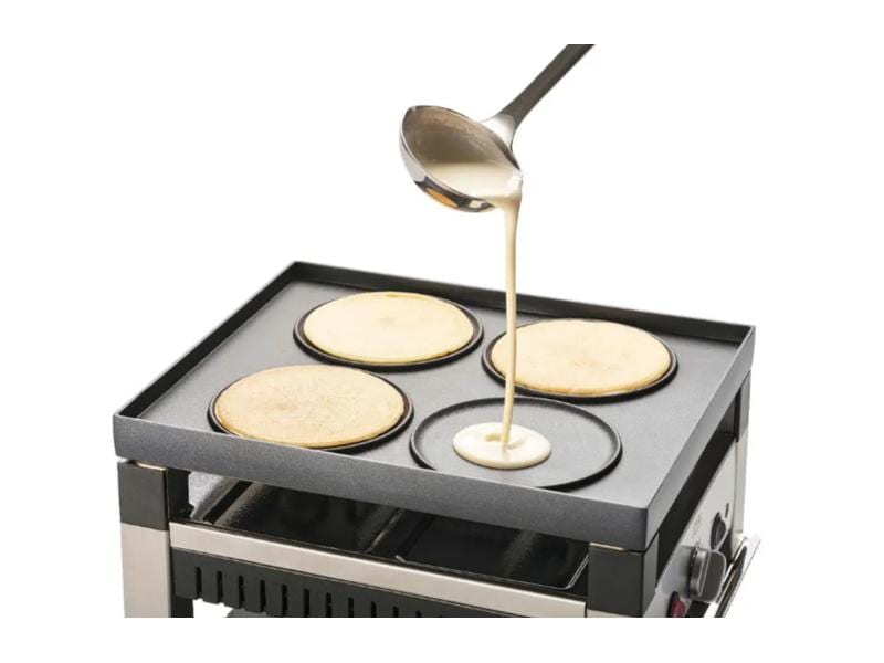 Solis Racletteofen Typ 7910 4 Personen 5 in 1 Tischgrill Gourmet-Set