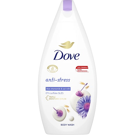 Shower gel m. blå kamille og havremælk
