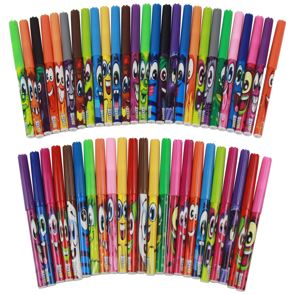 Scentos Filzstifte, 50er-Packung