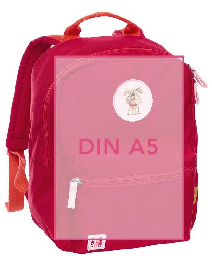 Kinderrucksack GREEN – GIRL (24x30x11) in rot