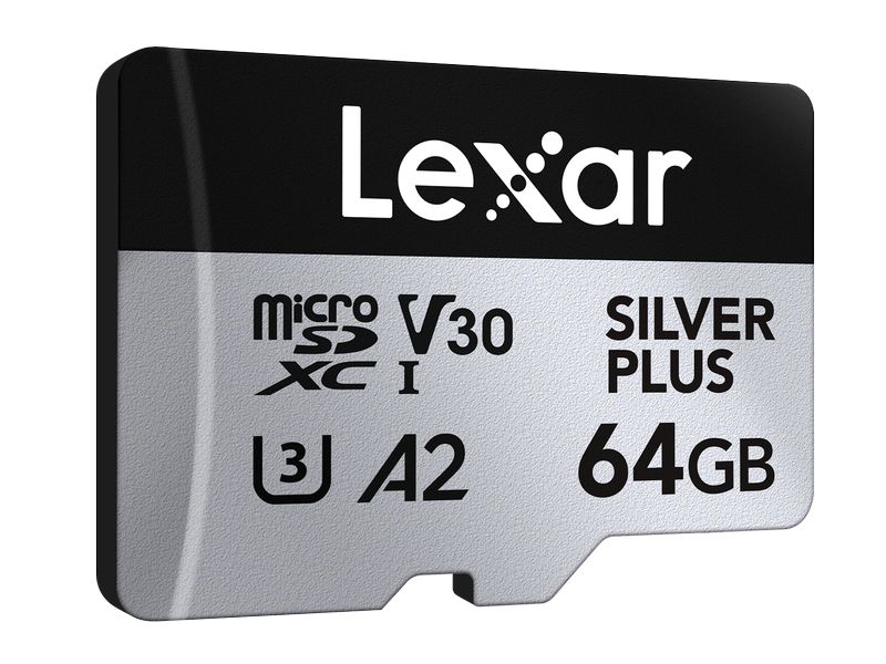 Lexar microSDXC-Karte Professional Silver Plus 64 GB Professionelle MicroSDXC UHS-I-Karte