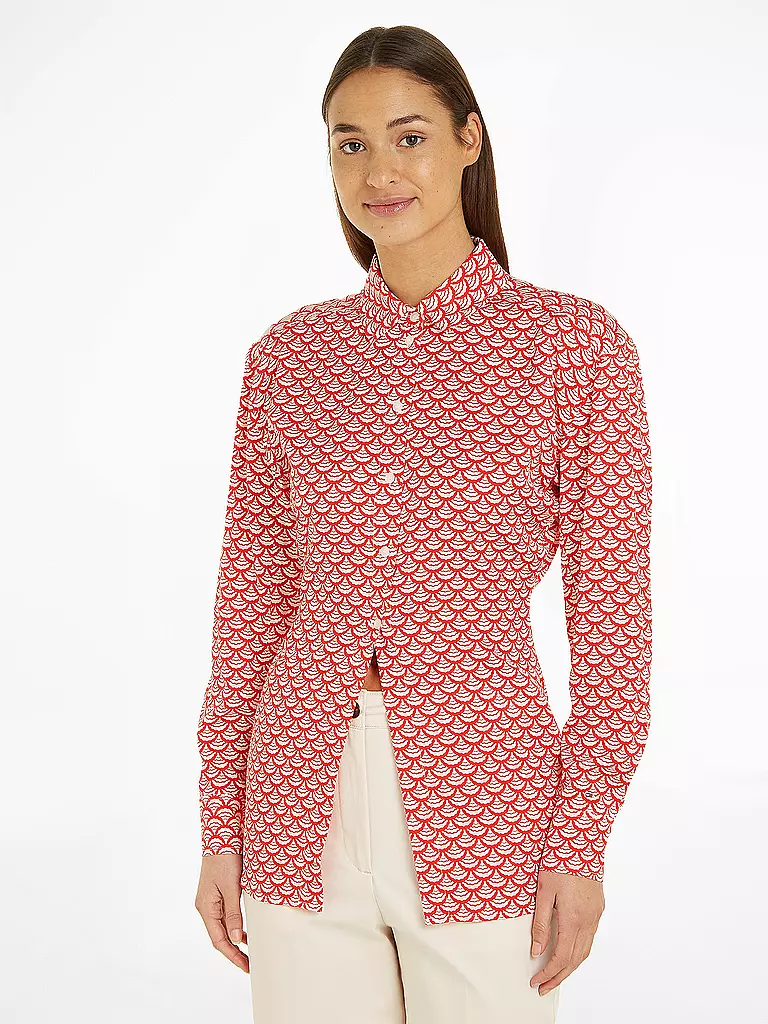 TOMMY HILFIGER Bluse rot