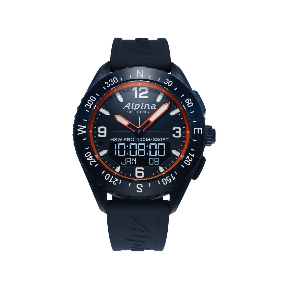 Montre Alpina homme chronographe connecté