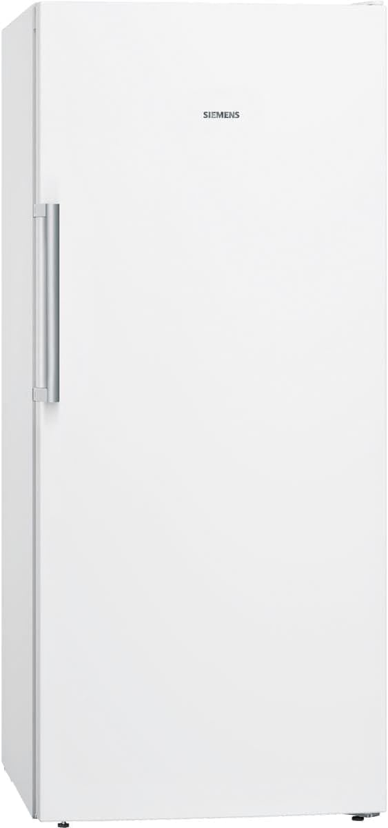 Siemens GS51NAWCV iQ500 Gefrierschrank, 161 x 70 cm, 289 L, noFrost nie wieder abtauen, bigBox Platz für großes Gefriergut, varioZone flexible Glas-und Schubladen, Weiß