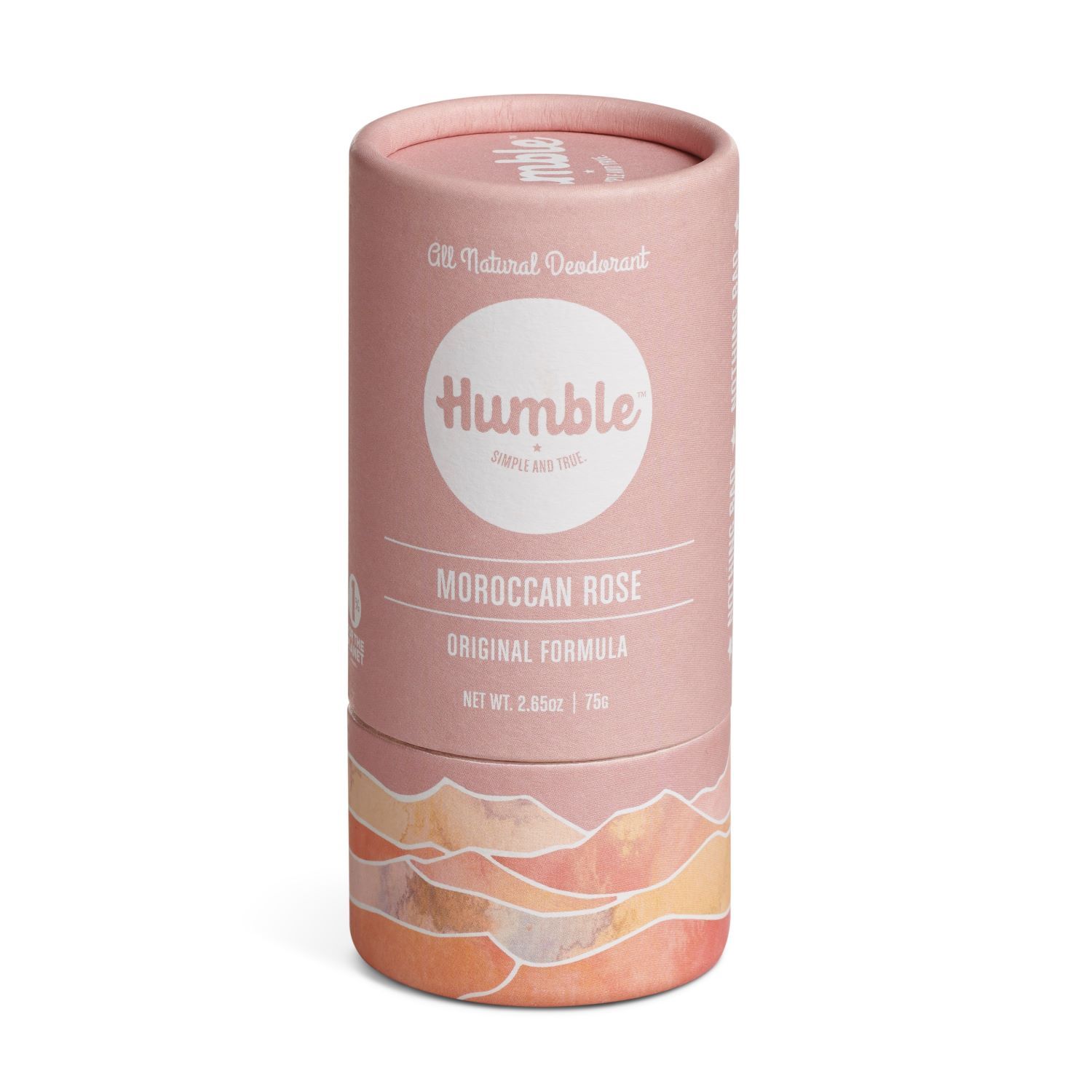 Humble Deodorant Moroccan Rose i pappemballasje