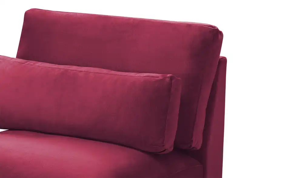 Element Branna Rot Samt 1-Sitzer