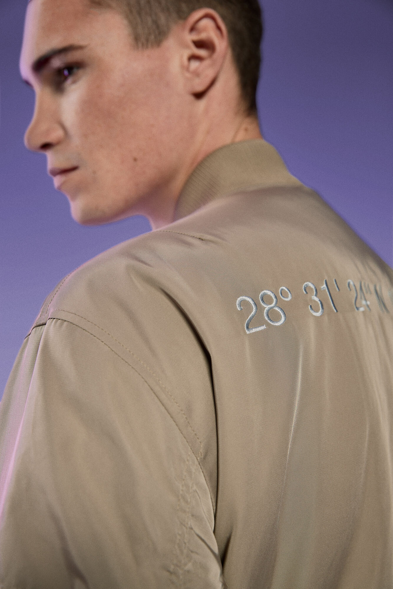 Jaqueta bomber acolchoada da Pedri x Springfield