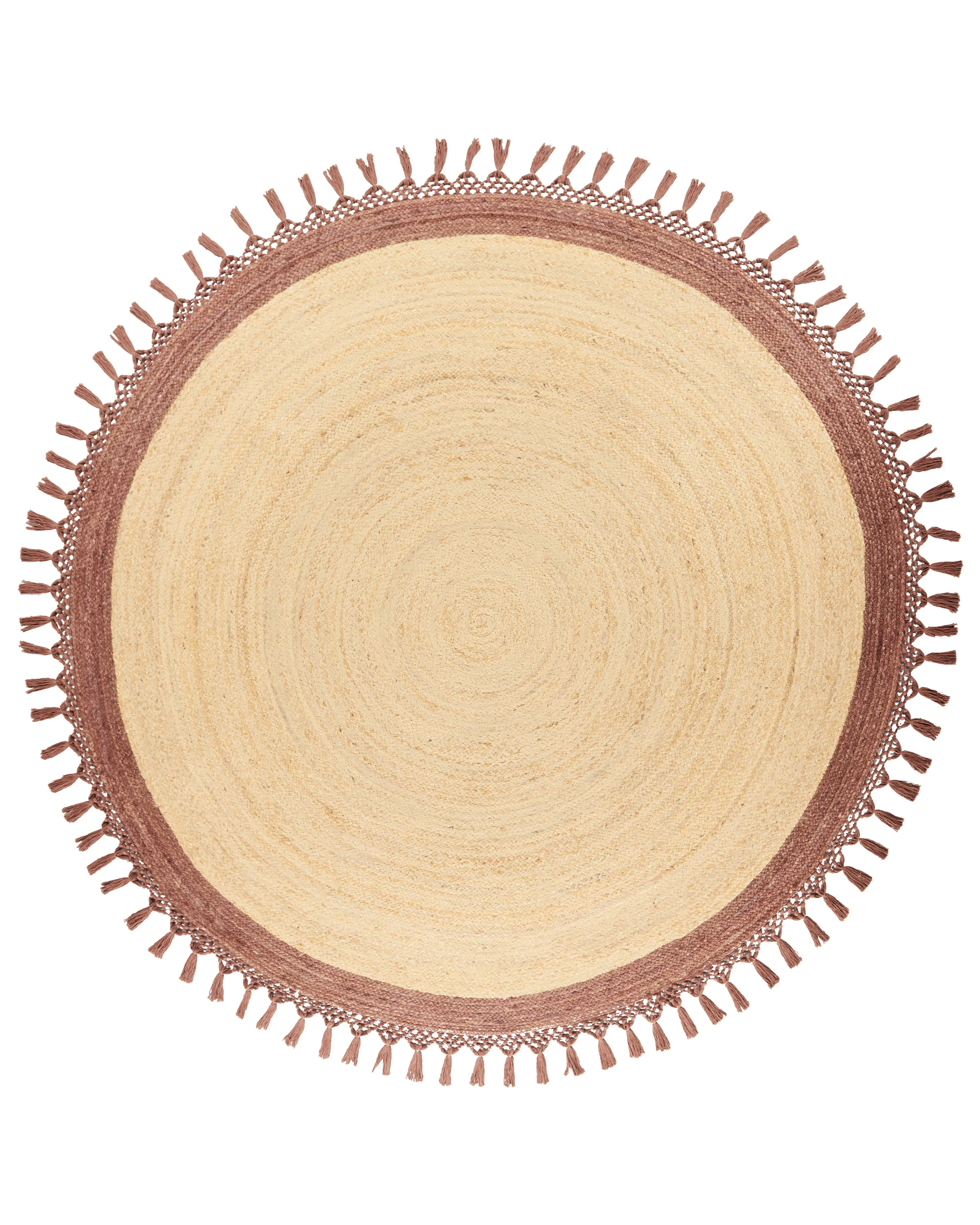 Vloerkleed MARTS Bruin ø 200 cm Jute