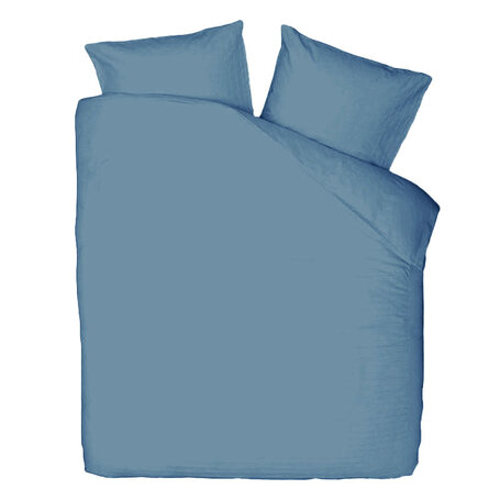 Stone Washed - Blauw  Dekbedovertrek - 140x220/240