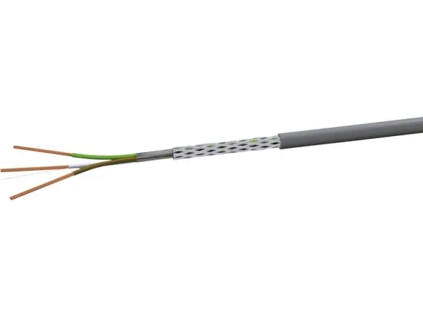 VOKA Kabelwerk LiYCY Styreledning 5 x 0.50 mm² Grå (RAL 7001) LIYCY5X05 100 m