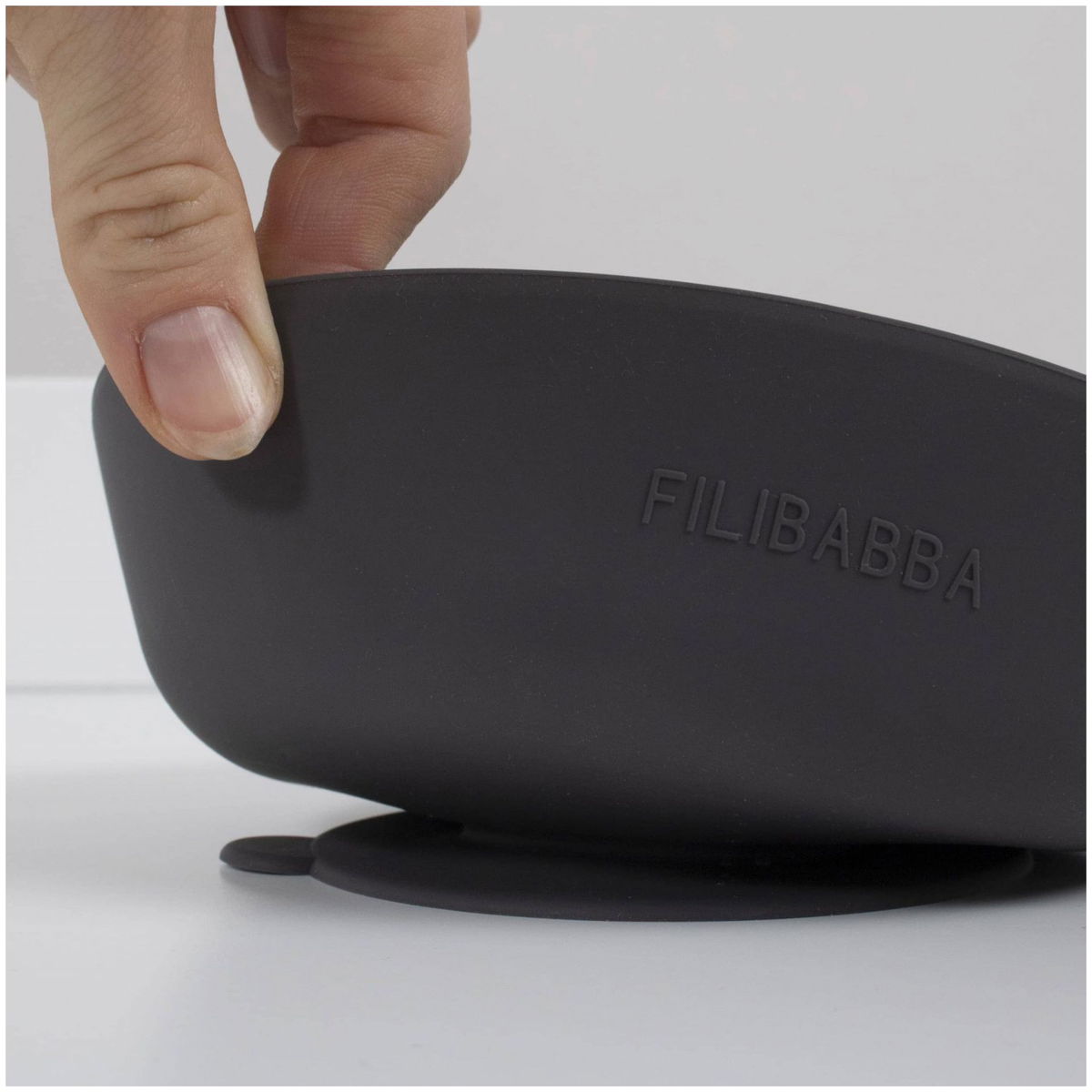 FilibabbaFilibabba   Silikon Schüssel 2er Pack stone grey
