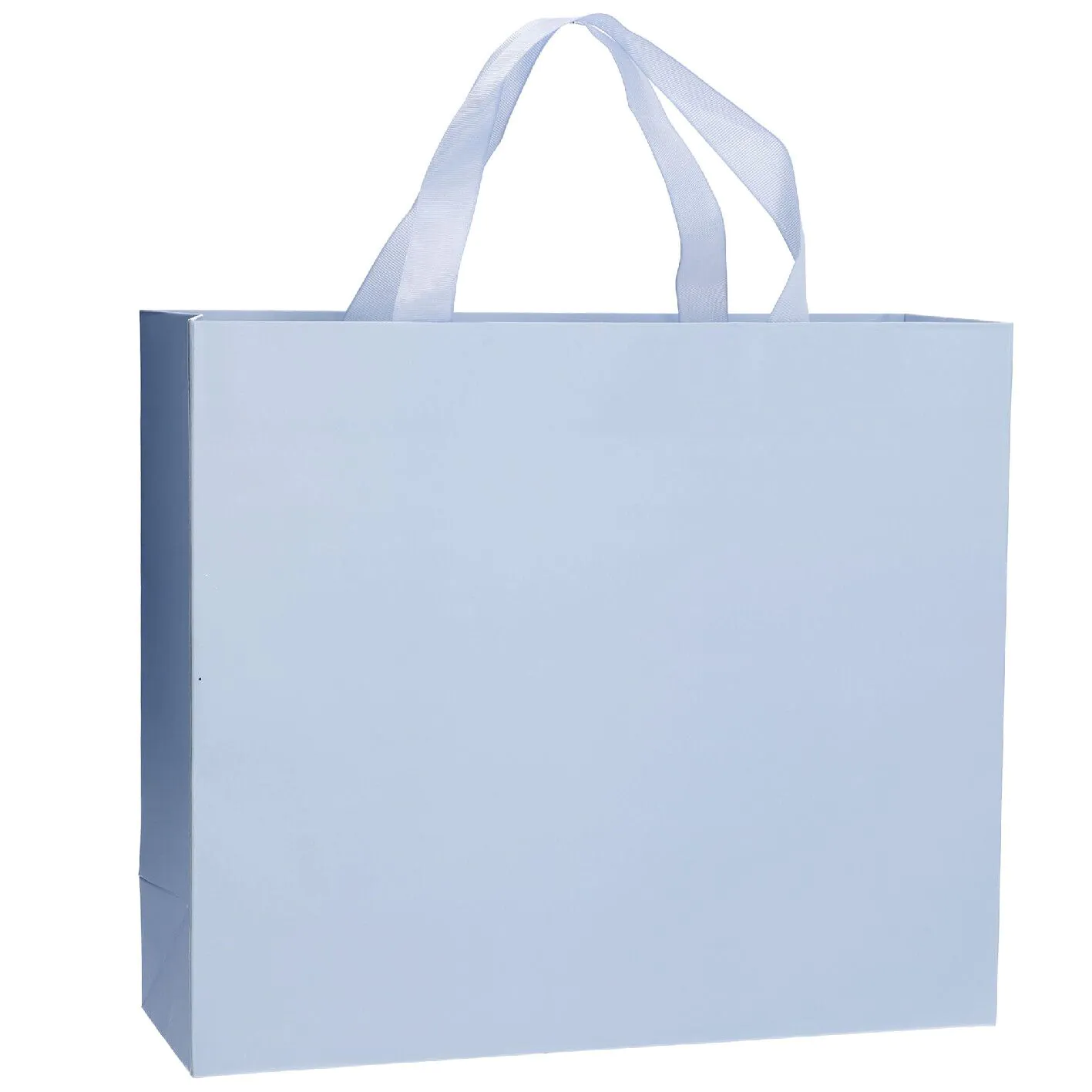 Geschenktüte Uni/matt, hellblau, 36 x 31 cm