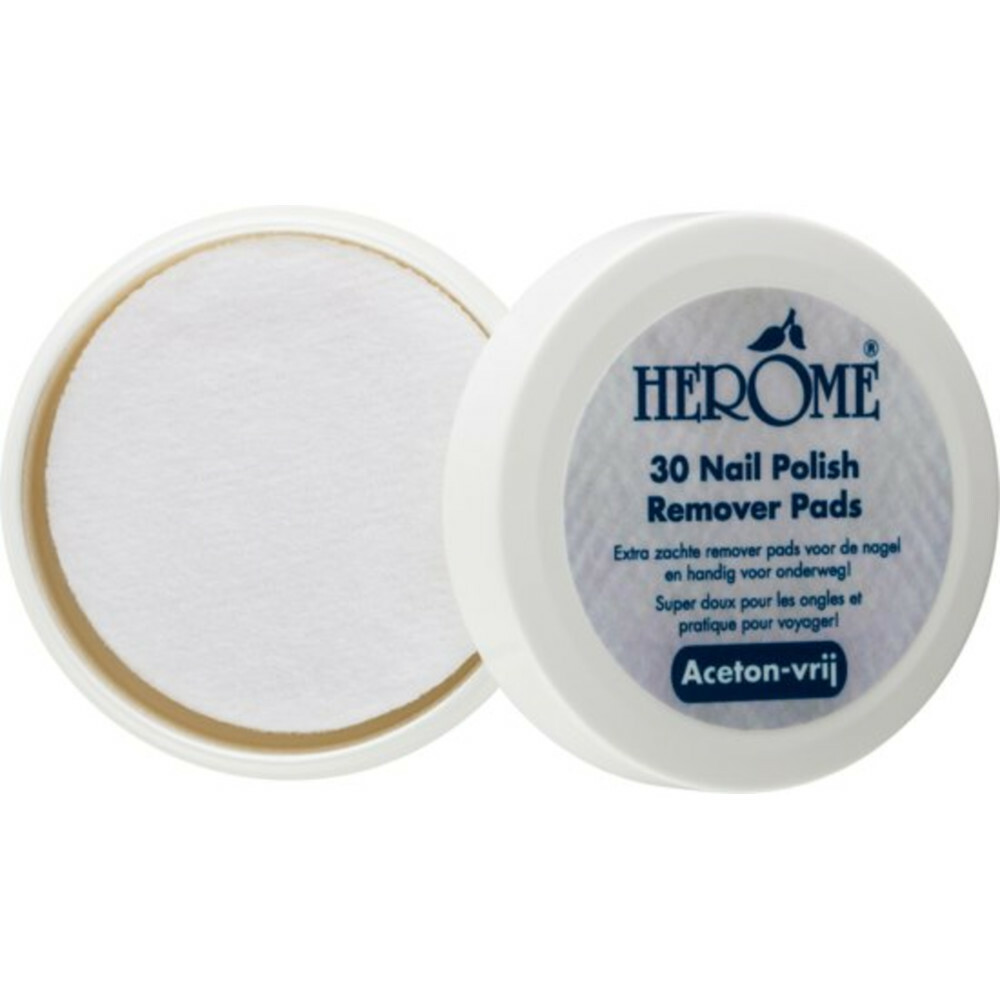 Herome Nagellak Remover Pads Caring zonder Aceton30 stuks