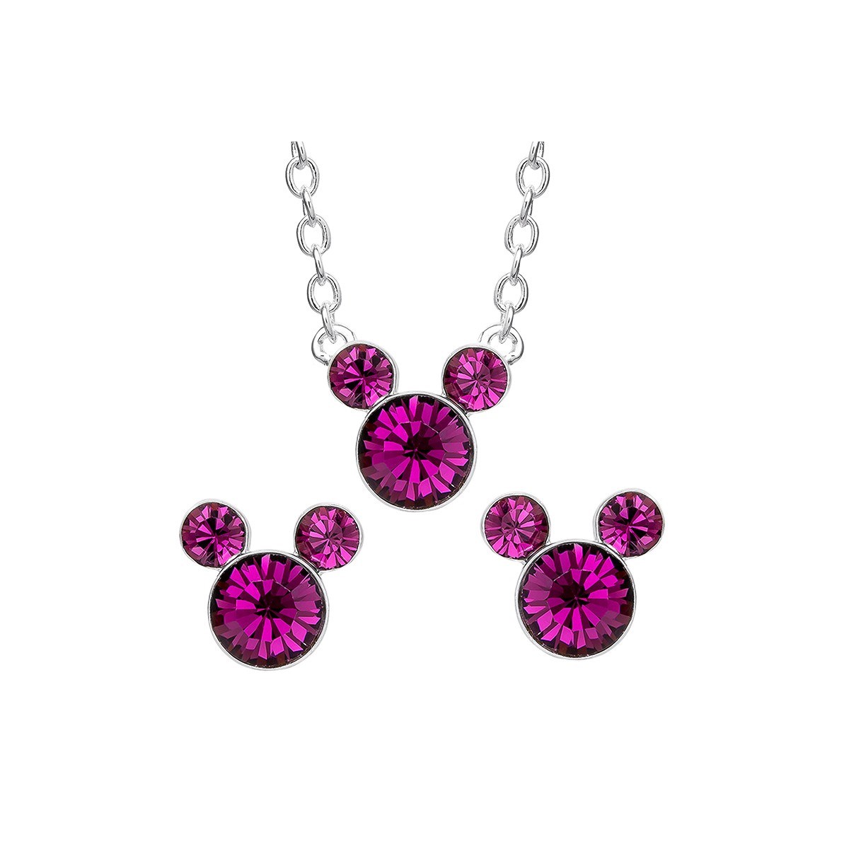 Parure collier et boucles d'oreilles Disney - Mickey