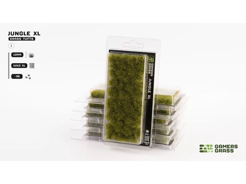 GamersGrass Tufts Wild Jungle XL 12 mm Hochwertige Tufts für den Gelände- und Miniaturenbau