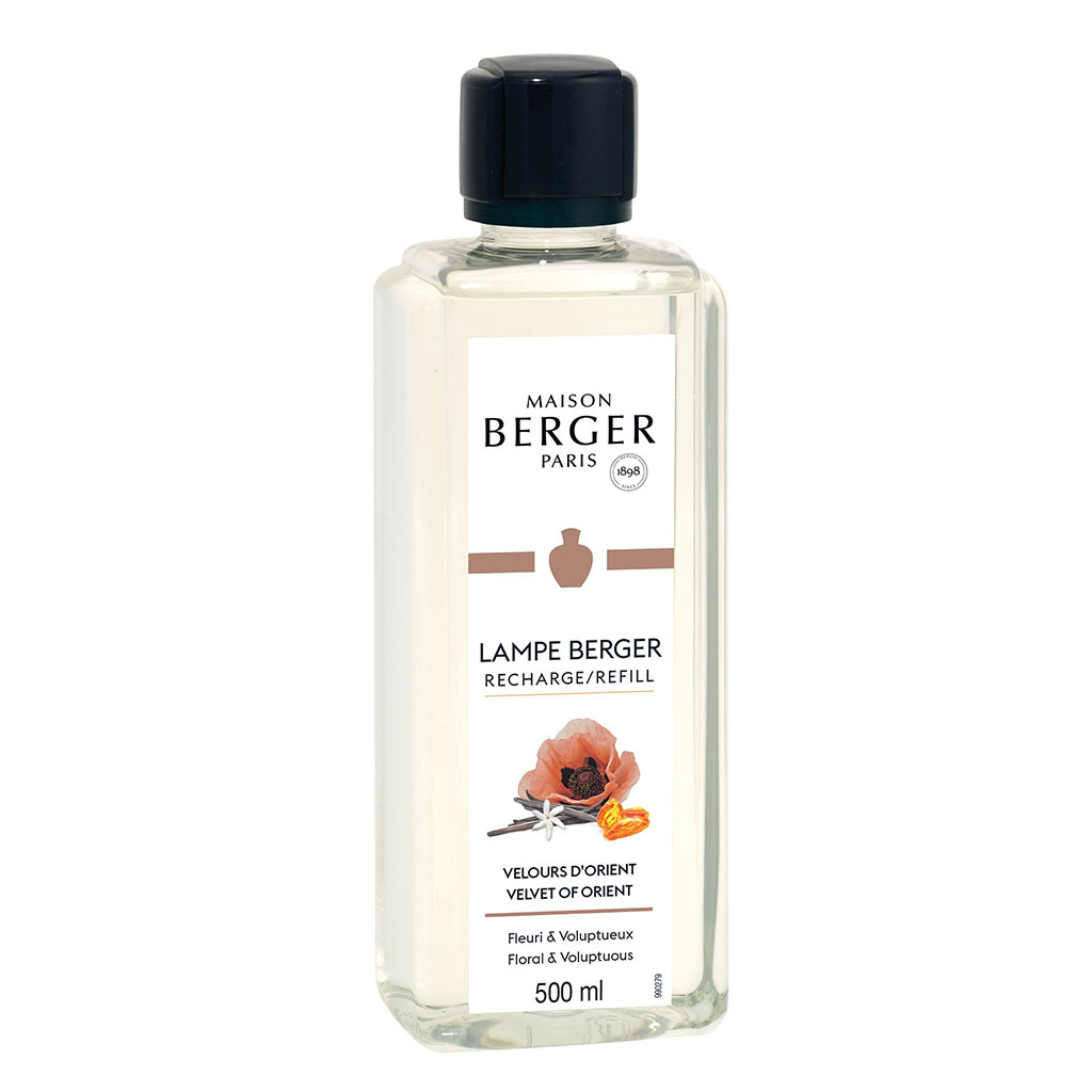 Recharge parfum pour lampe Berger velours d'orient 500ml - MAISON BERGER
