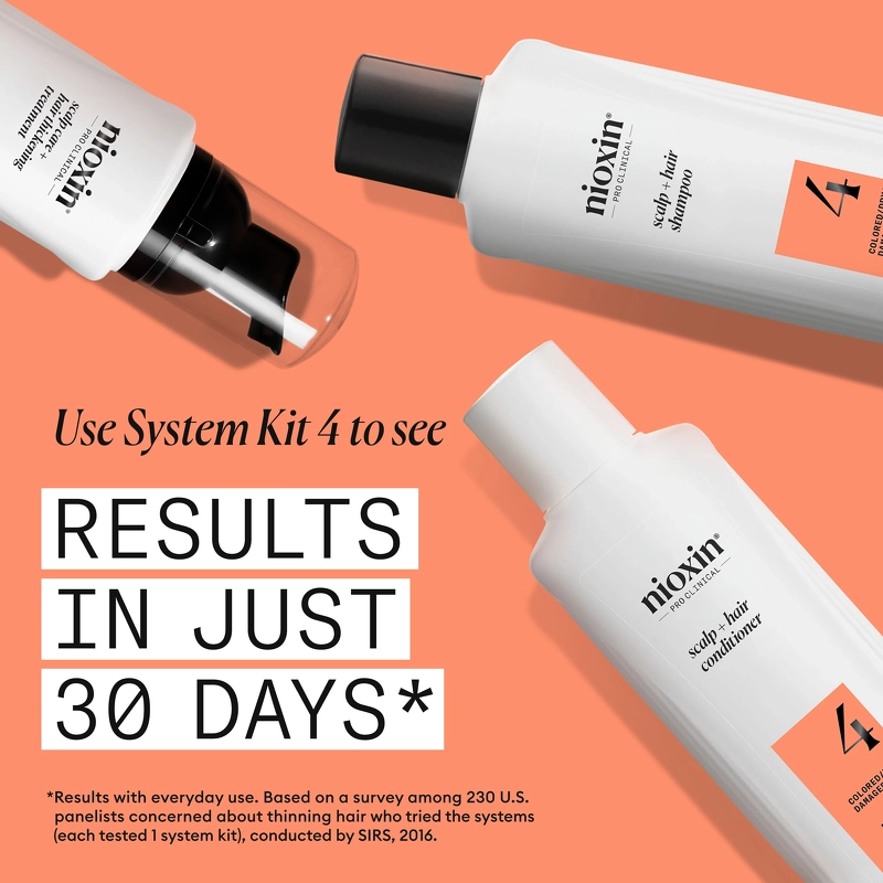 Nioxin System 4 Scalp + Hair Shampoo 300 ml - Colored/Dry/Damaged Hair