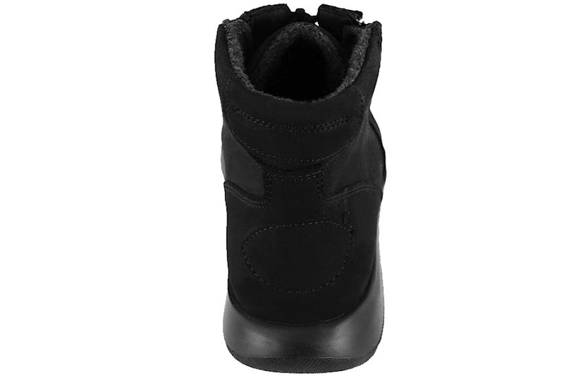 NEW FEET VINTERSTØVLE I SORT NUBUCK