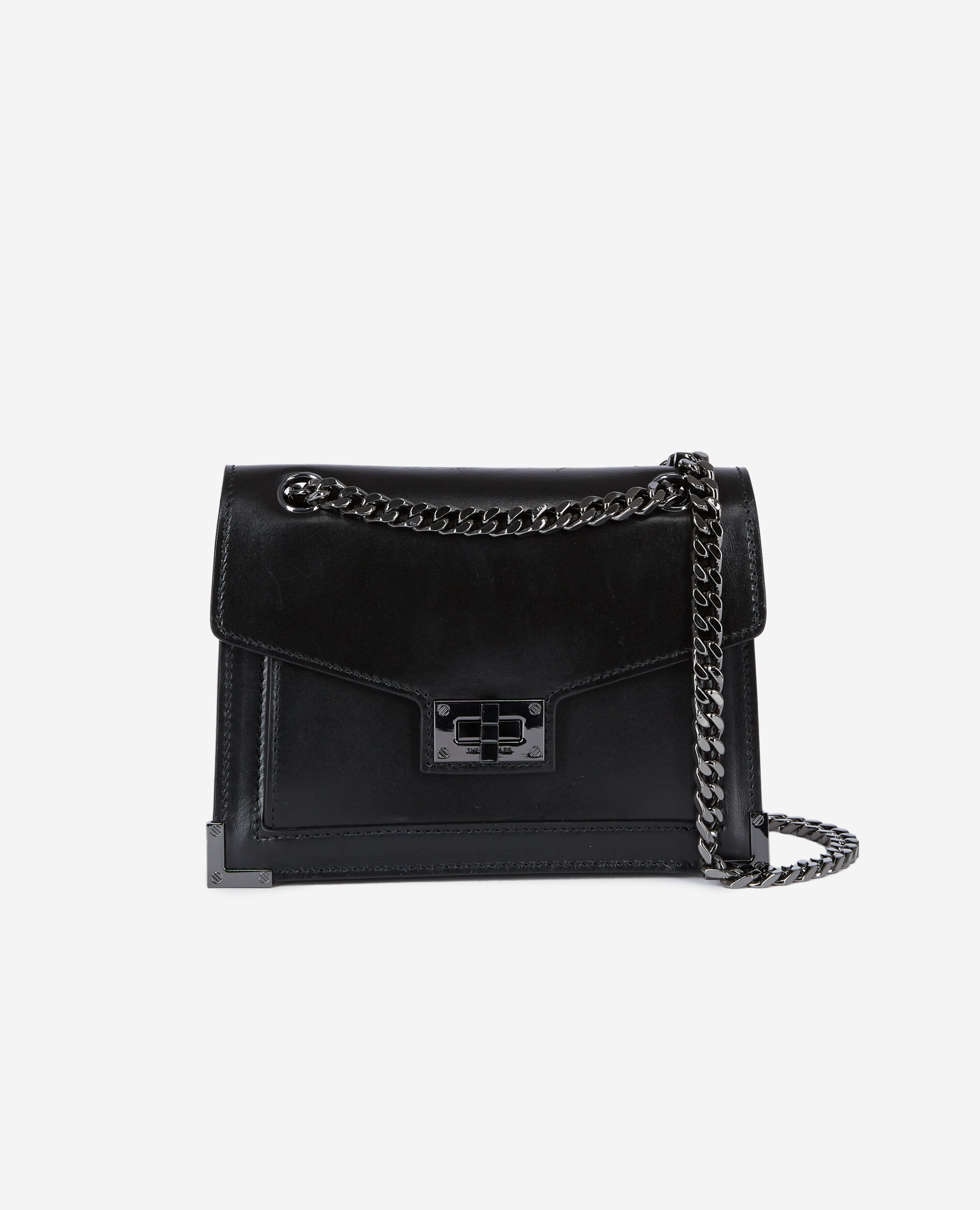 Sac Emily small en cuir noir