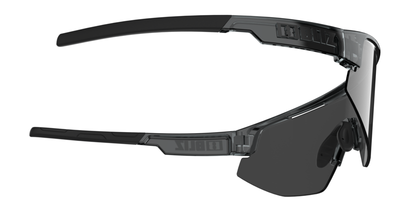 Bliz Matrix cykelbriller Crystal Black Smoke w Silver Mirror
