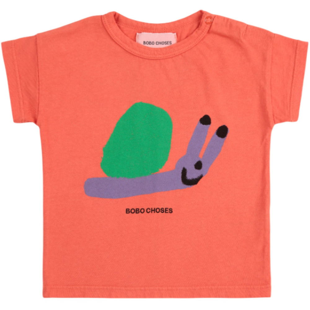 Køb Bobo Choses Red Funny Snail T-Shirt