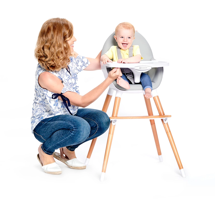 Kinderkraft Hochstuhl Fini Dark Grey
