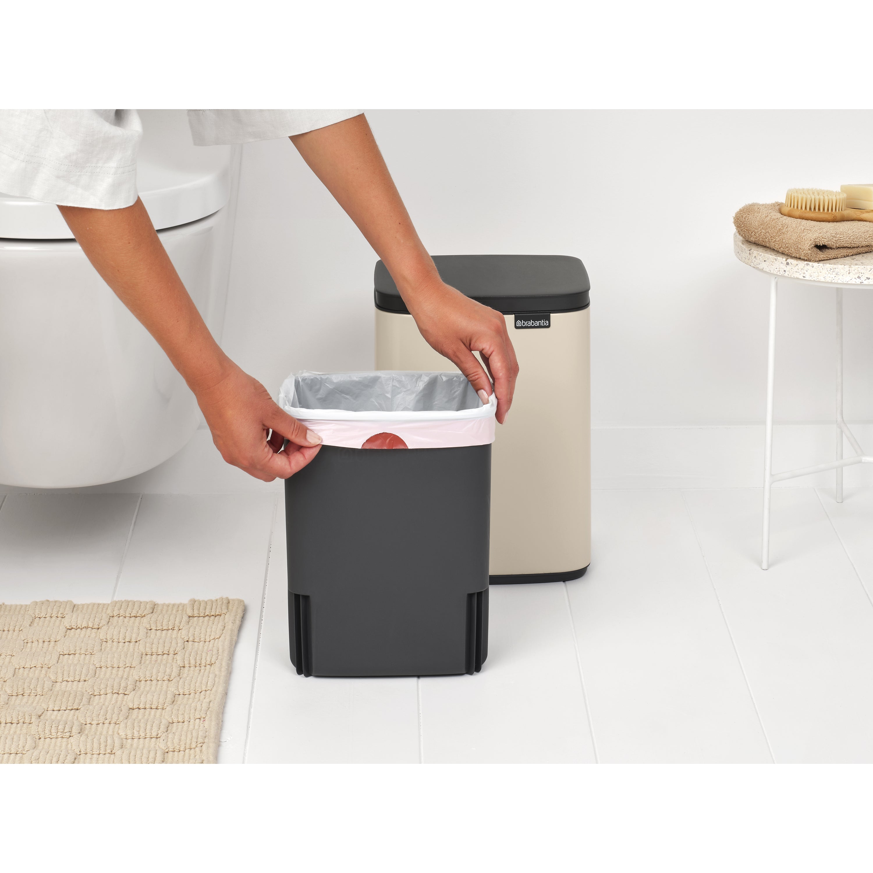Brabantia Bo Prullenbak 7 L - Soft Beige