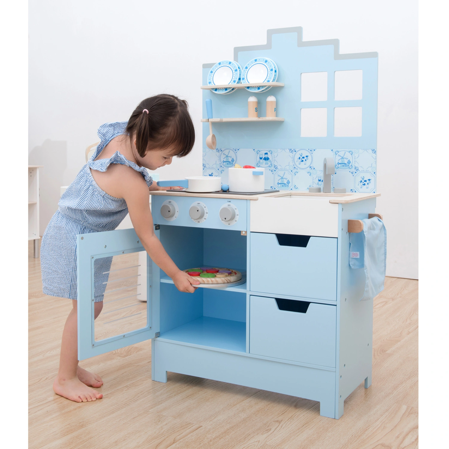 Kinder-Küche DELFT in blau