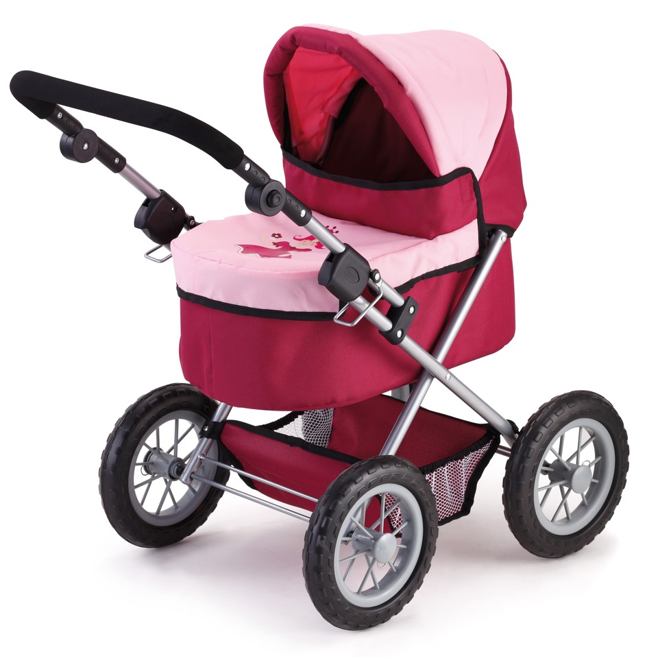 Bayer - Dukkevogn - Trendy - Rød/Pink