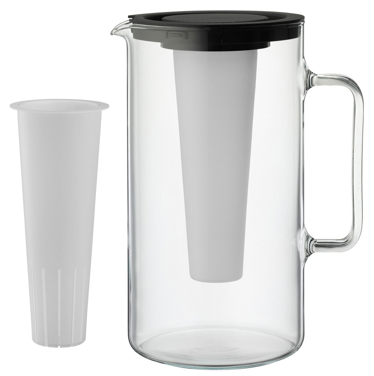 BOHEMIA Cristal Krug mit Eiseinsatz und Sieb