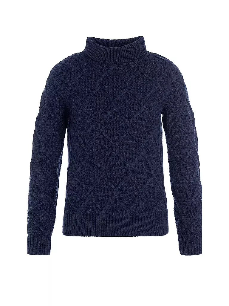 BARBOUR Rollkragenpullover BURNE  dunkelblau