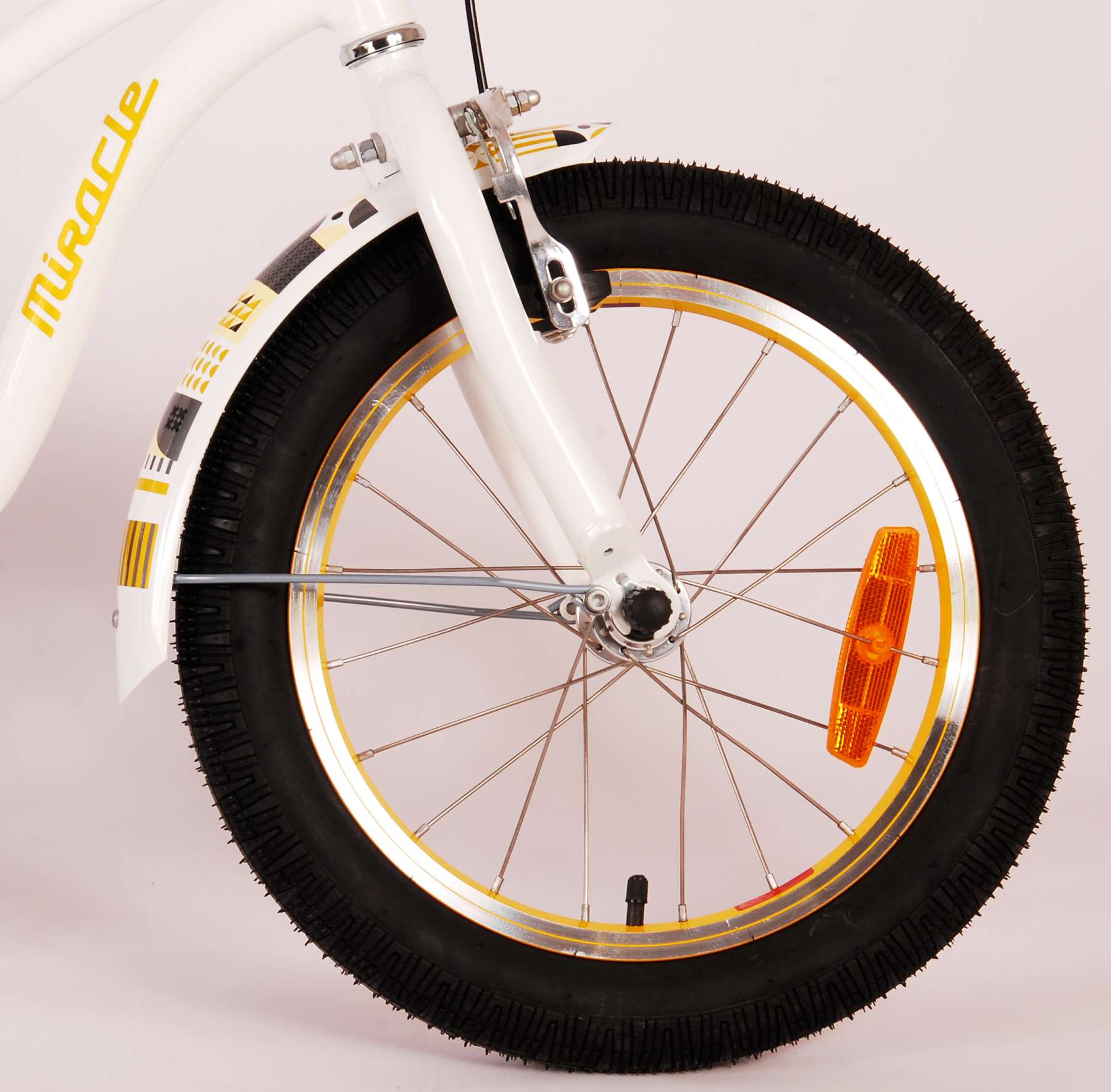 Kinderfahrrad Miracle Cruiser für Mädchen 16 Zoll Kinderrad in Weiß