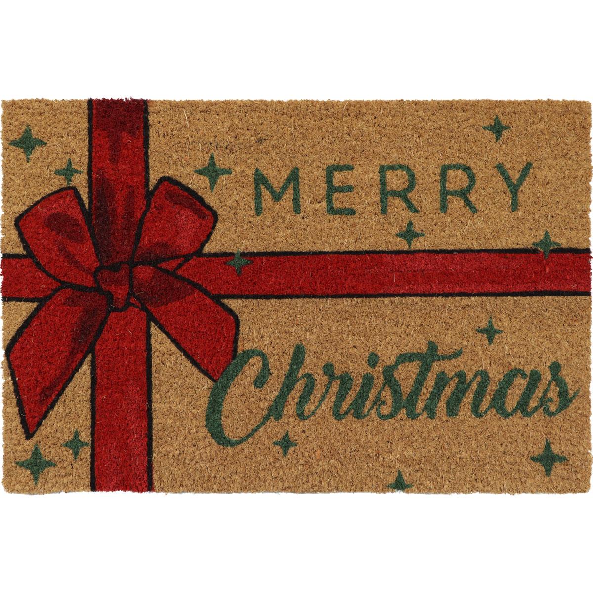 TAPIS IMPRIME 40X60CM COCO MERRY CHRISTMAS