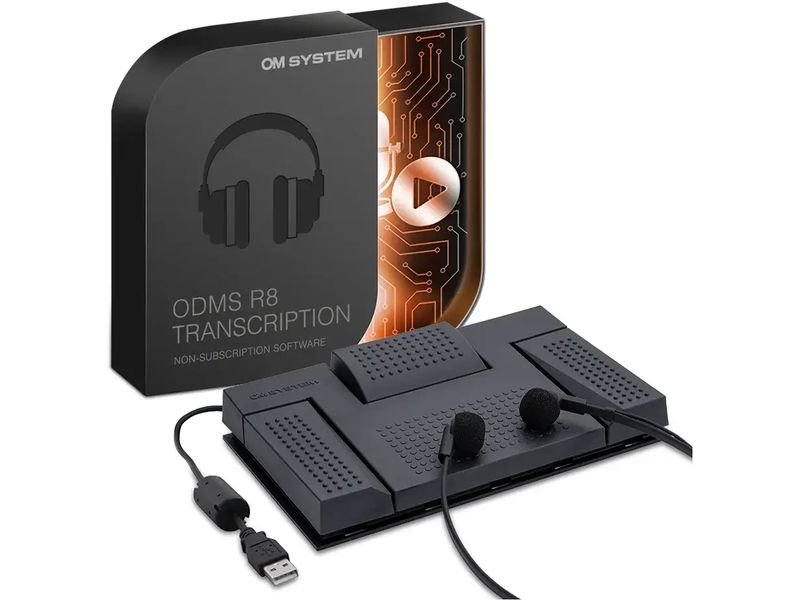 OM System Transcription-Set AS-2700 Professioneller Transkriptionskit inkl. ODMS R8 Transkriptionsmodul